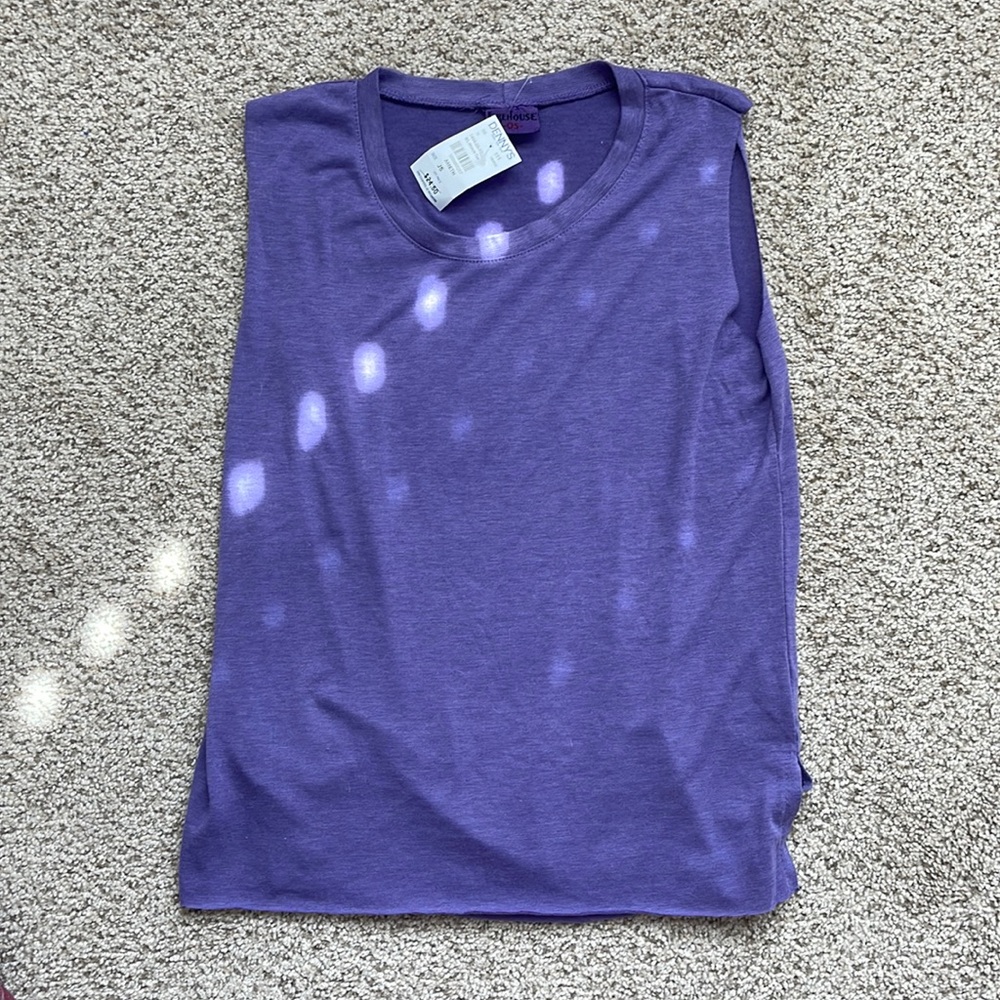 Dennys Purple Tank Top